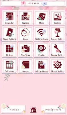 Curtain of Flowers Theme android App screenshot 3